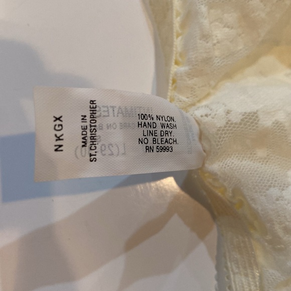 Christian Dior Intimates VTG 80’s French Vanilla Lace Bikini Panty #4560 LG NWT - Picture 11 of 12